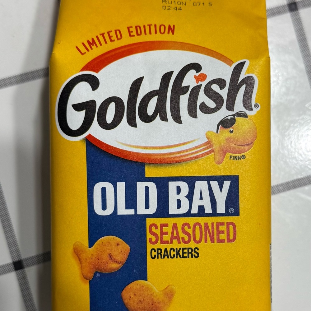 Old Bay Seasoned Goldfish Crackers